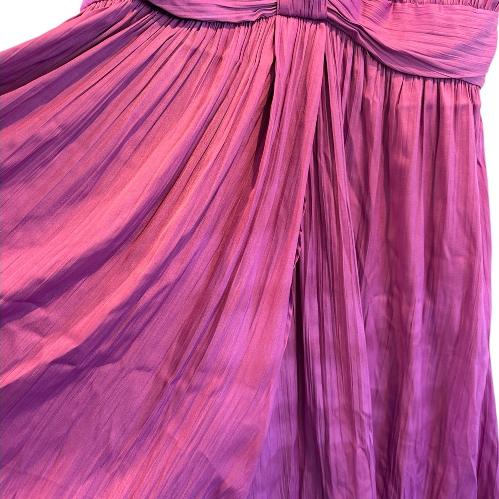 Anthropologie V-Neck Luminous Mini Dress - NWT! - Picture 7 of 8
